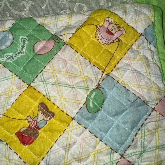 Vintage 1983 Cabbage Patch Kids Diaper Bag Sippy Cup Fork And Spoon - Picture 10 of 15